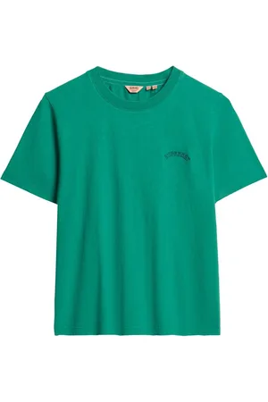 Superdry Green Essential Logo Washed T-Shirt AU 14