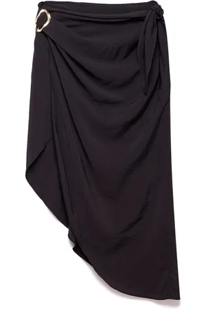 mint&berry Black Gold Trim Sarong M
