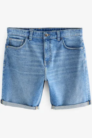 Next Straight Fit Stretch Denim Shorts 34W x 31L (UK 34 R)