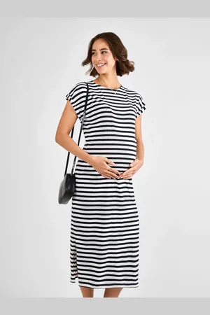 JoJo Maman Bébé Maternity Midi T-Shirt Dress S