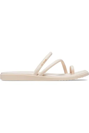 Crocs Natural Miami Toe Loop Sandals AU 9 (EU 39.5)