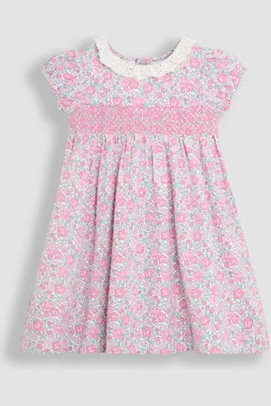 JoJo Maman Bébé Floral Broderie Collar Party Dress 2