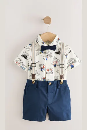 Next Shirt, Braces, Short & Bow Tie Set (3mths-7yrs) 9