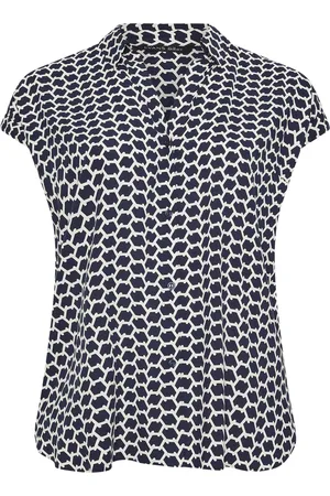 Evans Curve Zig Zag Print Blouse AU 22-24
