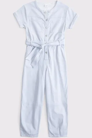 Abercrombie & Fitch Utility Pocket Jumpsuit With Tie Belt Detail 7