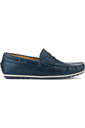 JONES BOOTMAKER Parks Casual Leather Moccasins Shoes AU 10 (EU 44)