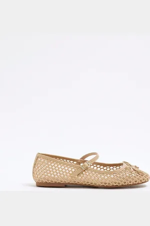 River Island Raffia Ballet Shoes AU 9 (EU 40)