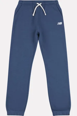 New Balance Blue Girls Small Brush Back Logo Joggers 7