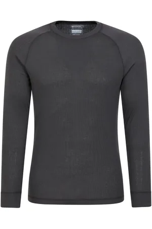 Mountain Warehouse Grey Talus Mens Round Neck Thermal Top L