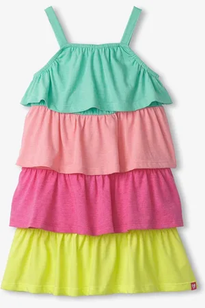 Hatley Bright Rainbow Tiered Dress 2 Years (92cm)