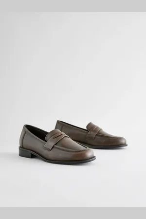 Next Standard/Wide Fit Forever Comfort Slim Leather Penny Loafers AU 7 (EU 38)