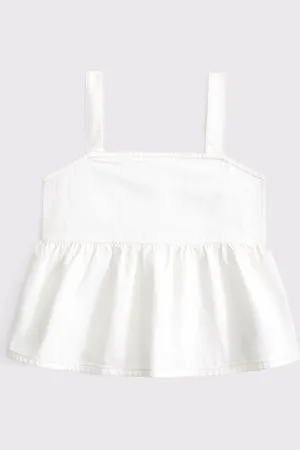 Abercrombie & Fitch Square Neck Sleeveless Top 17-18 Yrs