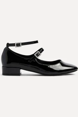 Linzi Alice Double Strap Embellished Buckle Mary Jane Shoes AU 10 (EU 41)