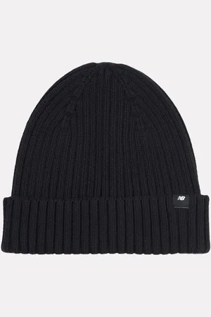 New Balance Black Tab Beanie Hat One