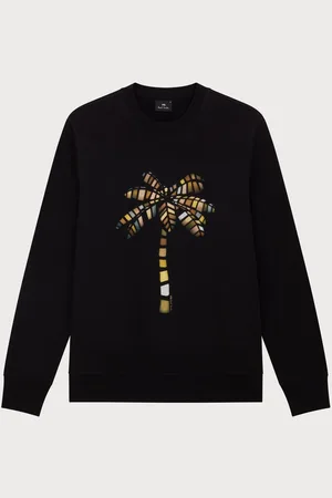 Paul Smith Regular Fit Graphic Black Sweatshirt XL