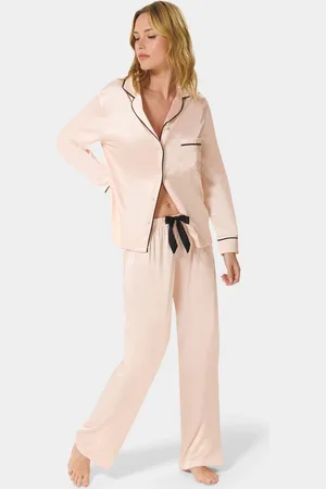 BlueBella Claudia Luxury Satin Long Pyjama Set AU 12