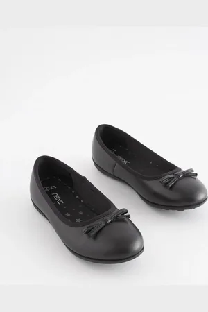 Next Standard Fit (F) School Leather Ballet Shoes AU 1.5 (EU 33.5)