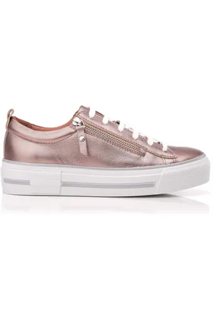 Moda In Pelle Filician Zip & Lace Chunky Slab Sole Trainers AU 7 (EU 38)