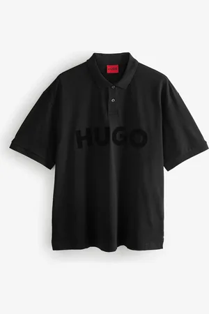HUGO BOSS Tonal Logo 100% Cotton Polo Shirt L