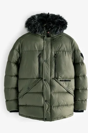 Zavetti Canada Mens Eremo Puffer Parka Jacket XS