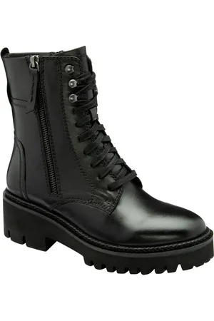 Ravel Black Leather Zip Up Ankle Boots AU 7 (EU 38)