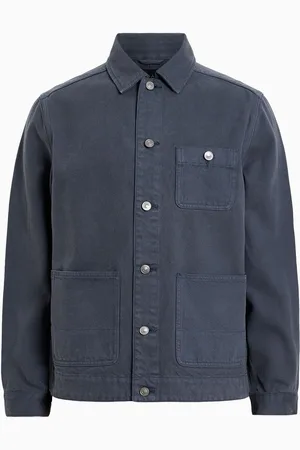 AllSaints AllSaints Blue Eavis Chore 100% Cotton Jacket XXL