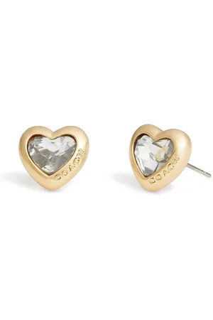 Coach Heart Stud Earrings One