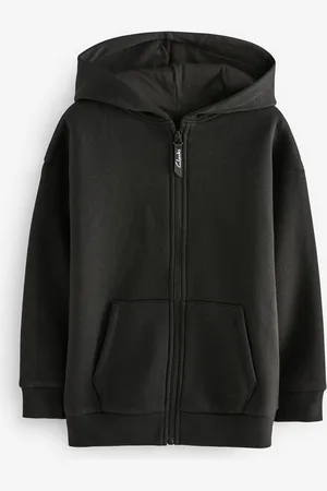 Clarks Black Zip Through Sweat Hoodie 166168cm