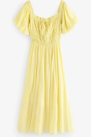 Next Puff Sleeve Midi Dress AU 10