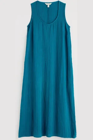 Seasalt Cornwall Helleborine Above Ankle 100% Organic Cotton Dress 12