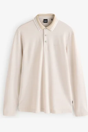 HUGO BOSS Long Sleeve 100% Cotton Polo Shirt 3XL