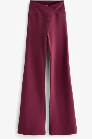 Tala Red Yoga Yoga DayFlex Wrap High Waisted Flares Leggings L