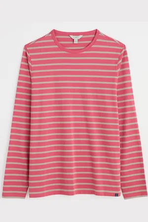 Seasalt Cornwall Pink Mens Sailor 100% Cotton T-Shirt With Crew Neck XXL