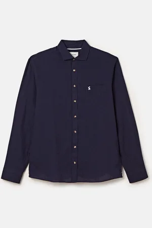 Joules Linen Blend Long Sleeve Shirt M