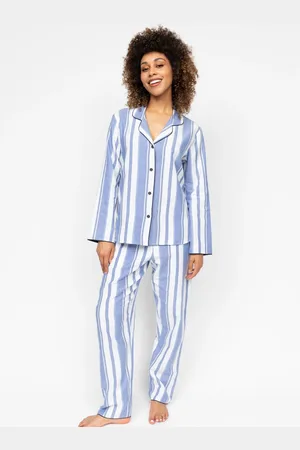 Cyberjammies Blue Stripe 100% Cotton Pyjama Set AU 6