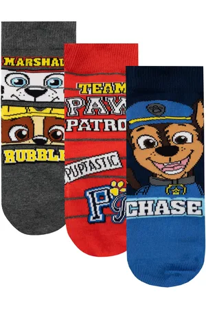 Character Multi Paw Patrol 100% Cotton Socks 3 Pack 0-2 Jnr