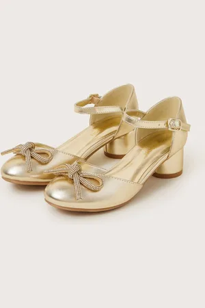 Monsoon Diamante Bow Two Part Heels AU 11 (EU 29)