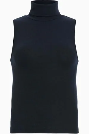 AllSaints AllSaints Blue Bec Roll Neck Tank AU 10