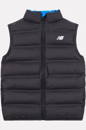 New Balance Black Boys Bond Quilted Gilet 8