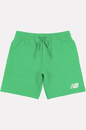 New Balance Kids French Terry Stacked Logo 100% Cotton Shorts 10