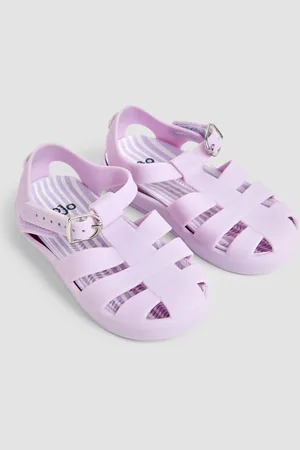 JoJo Maman Bébé Lilac Jelly Sandals uk7eu24