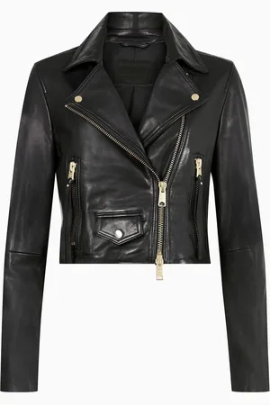 AllSaints AllSaints Black Biker Jacket AU 14