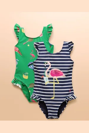 Joules Splash Blue/Green Pack of Two Swimsuits 9 Years (134cm)