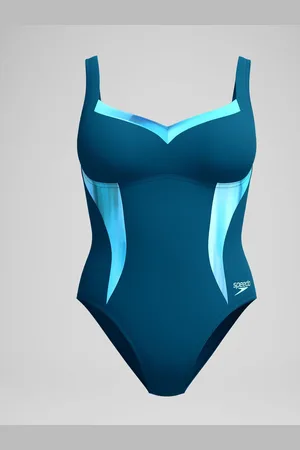 Speedo Green Shaping Luna Elustre Swimsuit AU 14