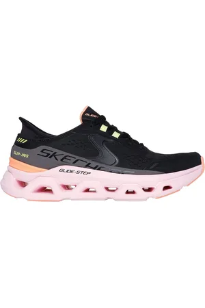 Skechers Black/Pink Glide Step Altus Trainers AU 6 (EU 37)