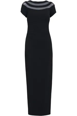 Gina Bacconi Michelle Illusion Maxi Dress AU 14