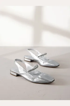 Next Signature Leather Square Toe Sling Back Mary Janes Shoes AU 8 (EU 39)