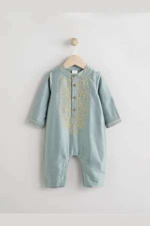 Next Green Occasion Baby Romper (0mths-2yrs) 9