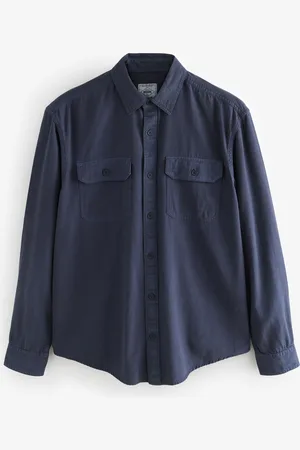 Next Cotton Tencel Blend Long Sleeve Shirt M