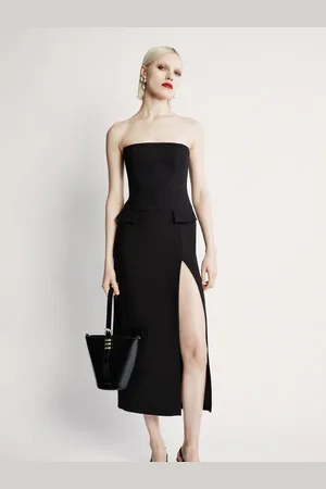 Bardot Nikki Strapless Midi Dress AU 10